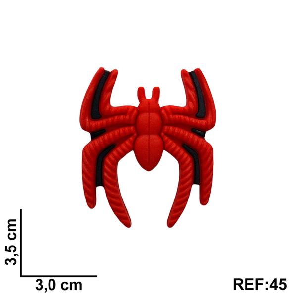 Aplique Kit 10 Peças AranhaEmborrachado - RAE Imagem de Aplique Kit 10 Peças AranhaEmborrachado
