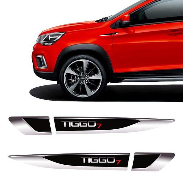 Imagem de Aplique Lateral Chery Tiggo 7 Emblema Resinado Do Para-lama