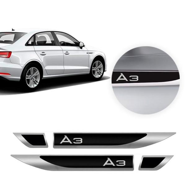 Imagem de Aplique Lateral Emblema Adesivo Audi A3