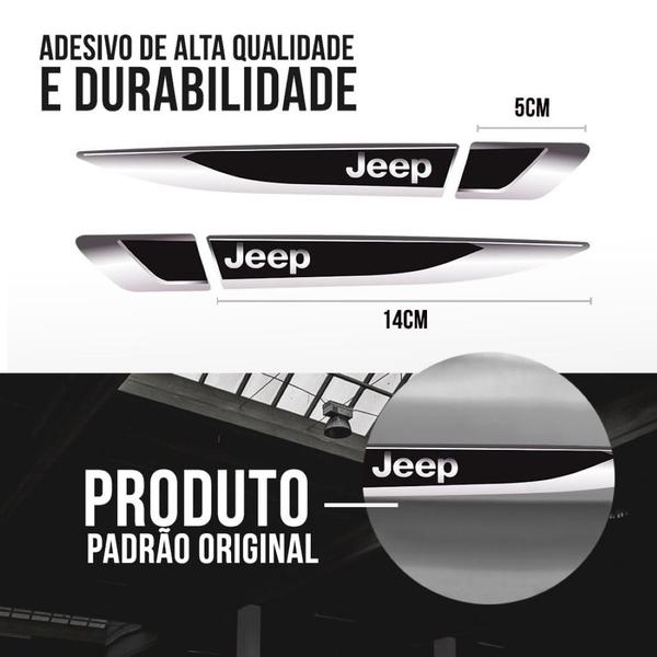 Imagem de Aplique Lateral Emblema Adesivo Jeep