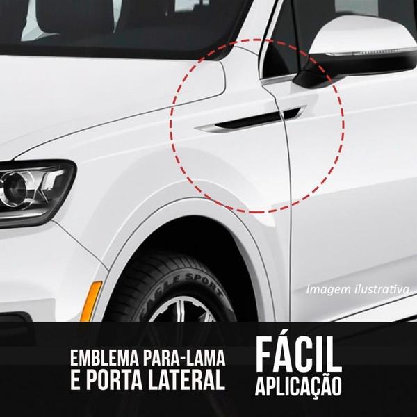 Imagem de Aplique Lateral Emblema Adesivo Paralama Resinado Nissan