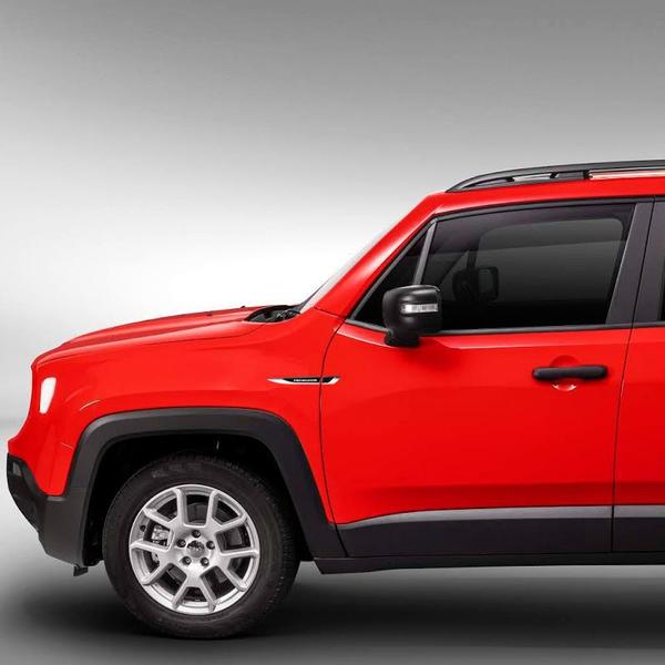 Imagem de Aplique Lateral Jeep Renegade Emblema Cromado Resinado - Par