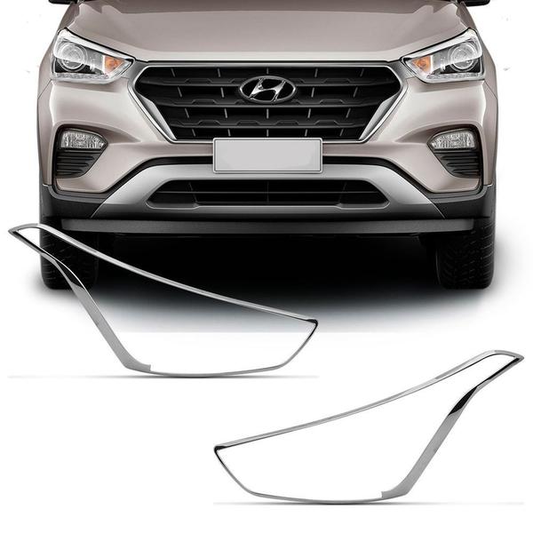 Imagem de Aplique Para Farol Principal Hyundai Creta