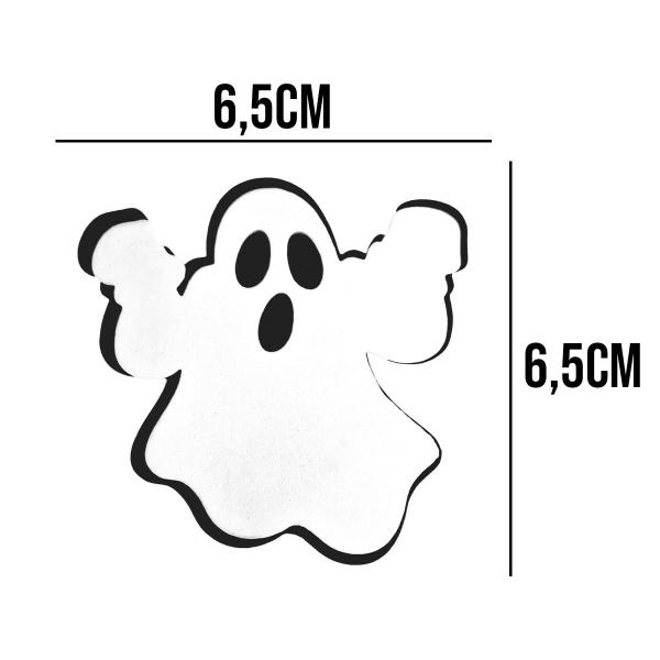 Imagem de Aplique para Lembrancinha Halloween Fantasma - 10 Unidades