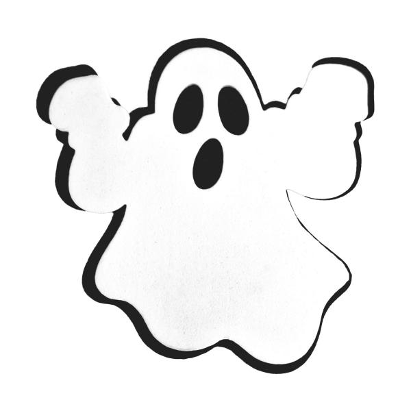Aplique para Lembrancinha Halloween Fantasma - 10 Unidades - Extra Festas Imagem de Aplique para Lembrancinha Halloween Fantasma - 10 Unidades