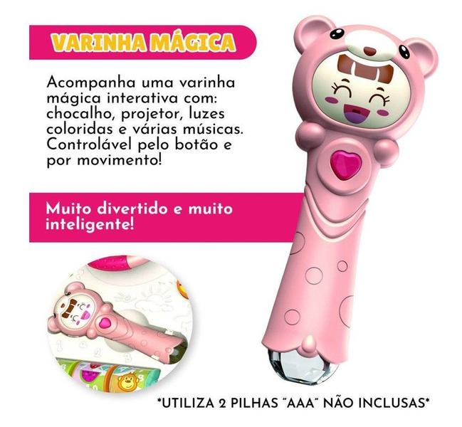 Imagem de Apoiador Infantil Didatico Musical Rosa - Zoop Toys