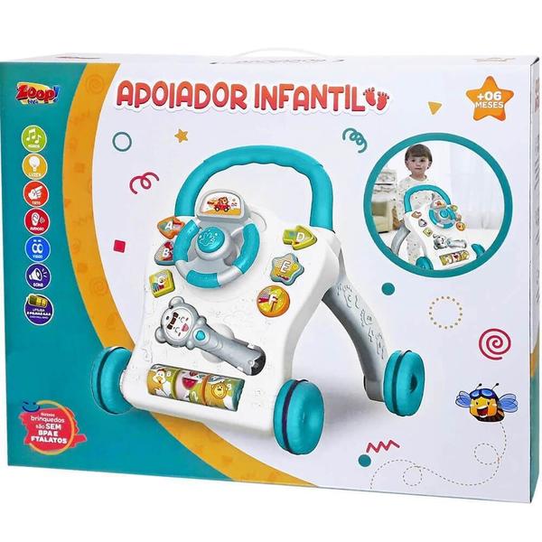 Apoiador multiatividades eletronico azul zoop Imagem de Apoiador multiatividades eletronico azul zoop