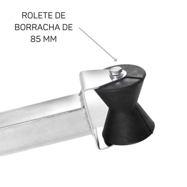 Imagem de Apoio Casco Barco Lancha Jet ski  Inclinado Fixar Tubo 50mm