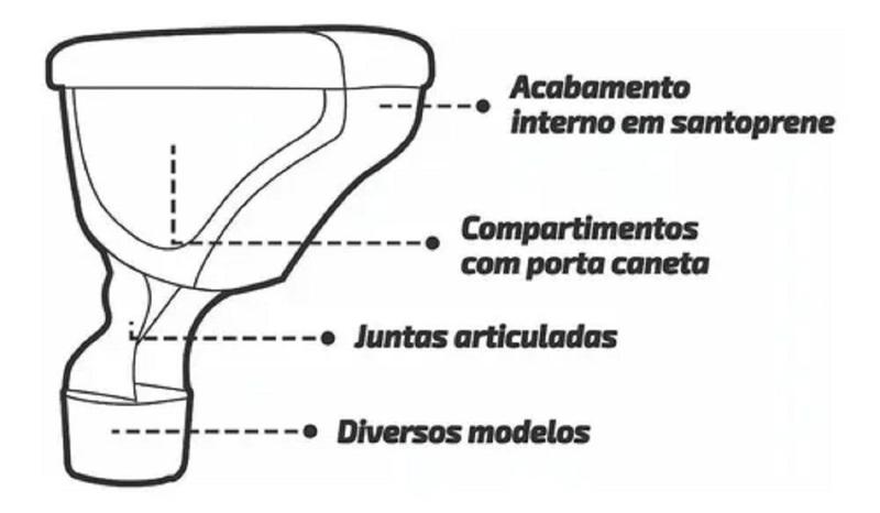 Apoio De Braço Celta 2001 A 2016 E Prisma 2007 A 2012 Couro Preto - NAT Imagem de Apoio De Braço Celta 2001 A 2016 E Prisma 2007 A 2012 Couro Preto