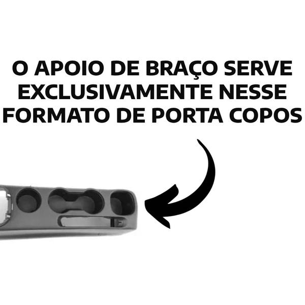 Imagem de Apoio De Braço Chevrolet Tracker Couro Preto Sem Costura