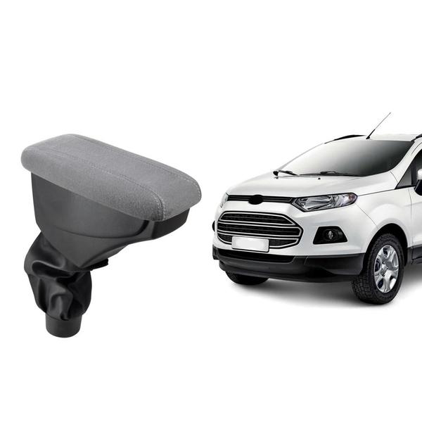 Imagem de Apoio De Braço Ford Ecosport Tecido Cinza Costura Branca