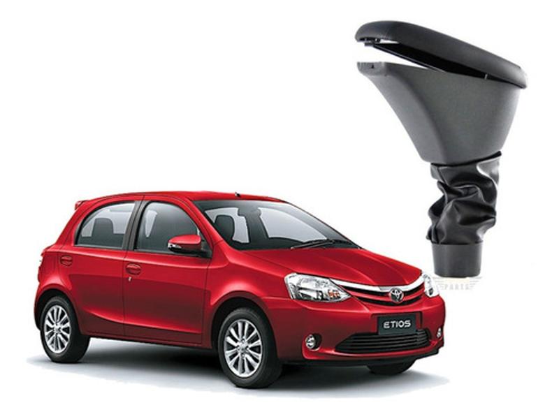 Imagem de  apoio de braço toyota etios/2012/2013/2014/2015/2016/2017/2018/2019/2020/2021 preto costura preto