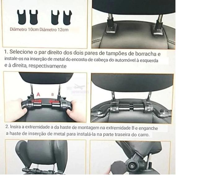 Imagem de Apoio Encosto Cabeça Conforto Bebê Criança Infantil Carro - EMB ECOMMERCE - UTILIT