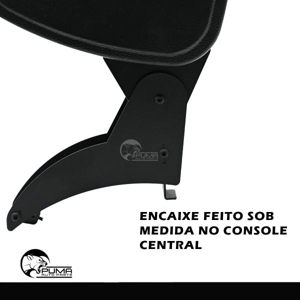 Imagem de Apoio Encosto De Descansa Braço Logan Sandero 2007 2008 2009 2010 Até 2020 2021 2022 2023 Porta Copos