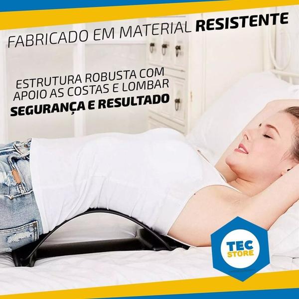 Imagem de Apoio Encosto Lombar Massageador Para Alívio Postura Coluna