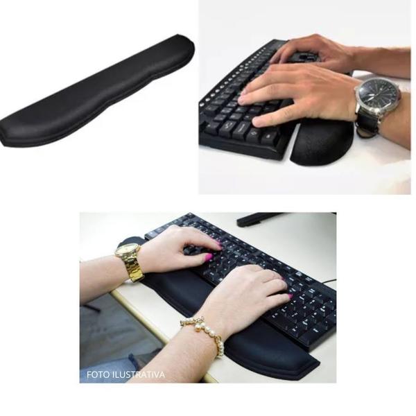 Imagem de Apoio Ergonômico Para Teclado Bright Preto