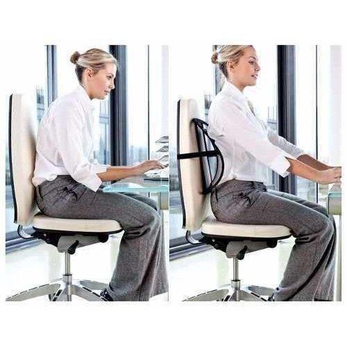 Imagem de Apoio Lombar Cadeira Ergonômico Corretor Postural Suporte Ortopédico Confortável Encosto 