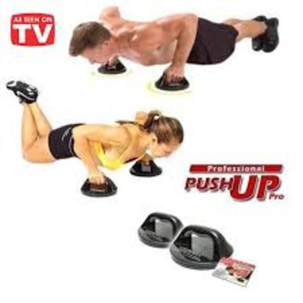 Imagem de Apoio para flexao de bracos giratorio aparelho push up pro academia em casa abdomen triceps ombro profissional