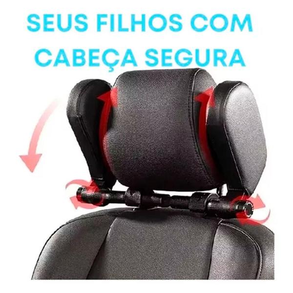 Imagem de Apoio Proteção Cabeça Segurança Infantil Adulto Viagem Carro - APOIO P/ Cabeça