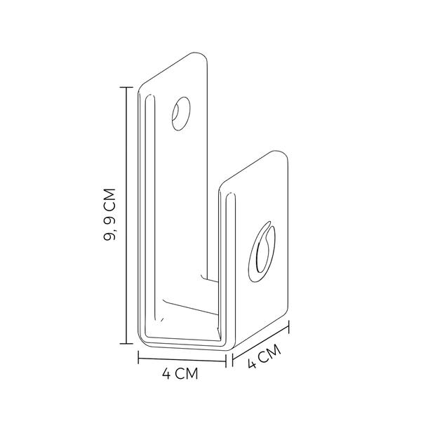 Imagem de Apoio Suporte de Parede Vertical para Notebook 