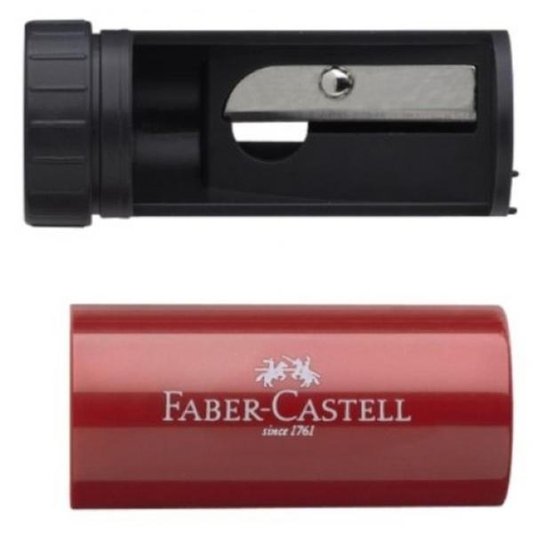 Imagem de Apontador com Depósito MIni Tubo Cores Faber Castell