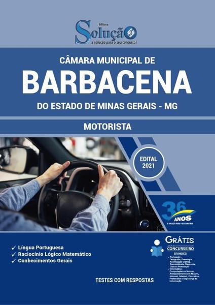 Imagem de Apostila Câmara de Barbacena - MG - Motorista