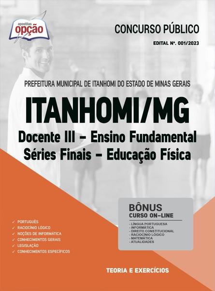 Imagem de Apostila Prefeitura de Itanhomi - MG - Docente III - Ensino Fundamental - Séries Finais - Educação Física