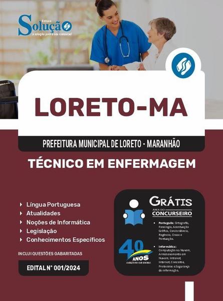 Imagem de Apostila Prefeitura de Loreto - MA 2024 - Técnico em Enfermagem