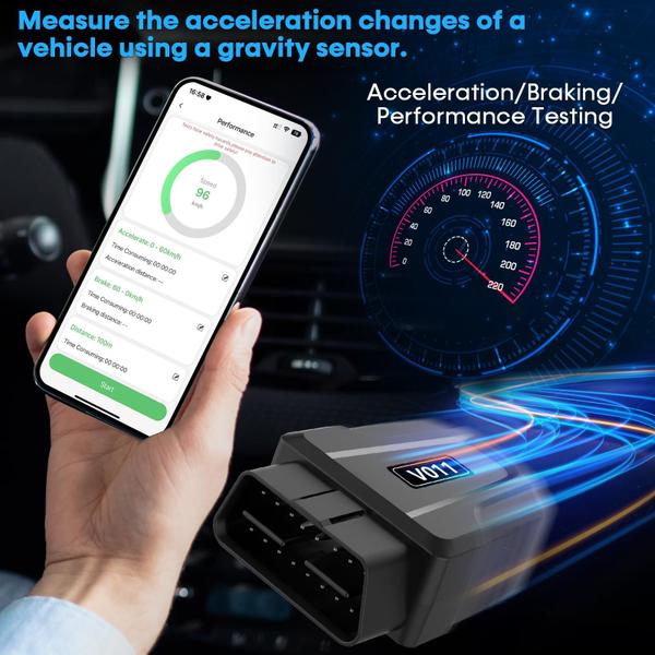 Imagem de APP de leitor sem fio Bluetooth OBD2 Scanner para carro