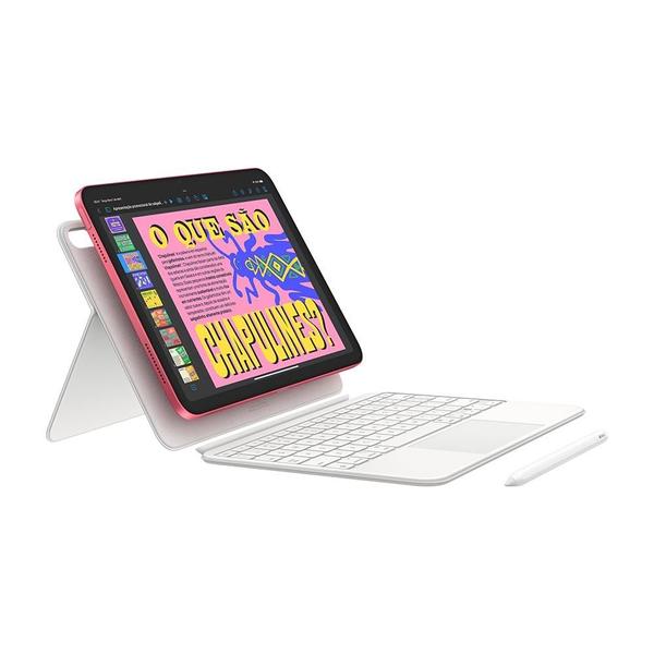 Apple iPad 11ª geração, chip A16, Wi-Fi + Cellular, 128GB - Rosa