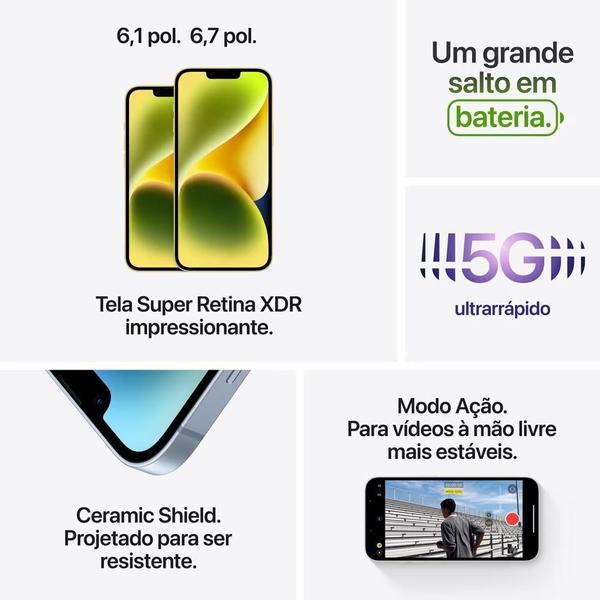 Imagem de Apple iPhone 14 128GB Estelar 