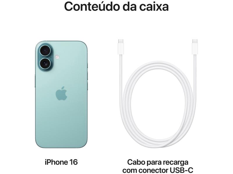 Apple iPhone 16 128GB Verde-acinzentado 6,1