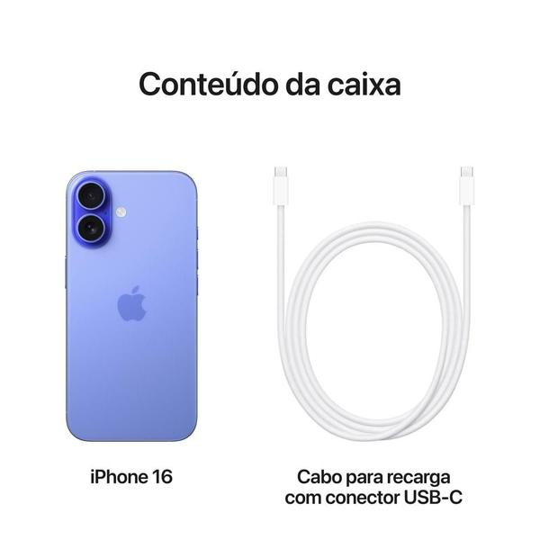 Imagem de Apple iPhone 16 512GB Ultramarino