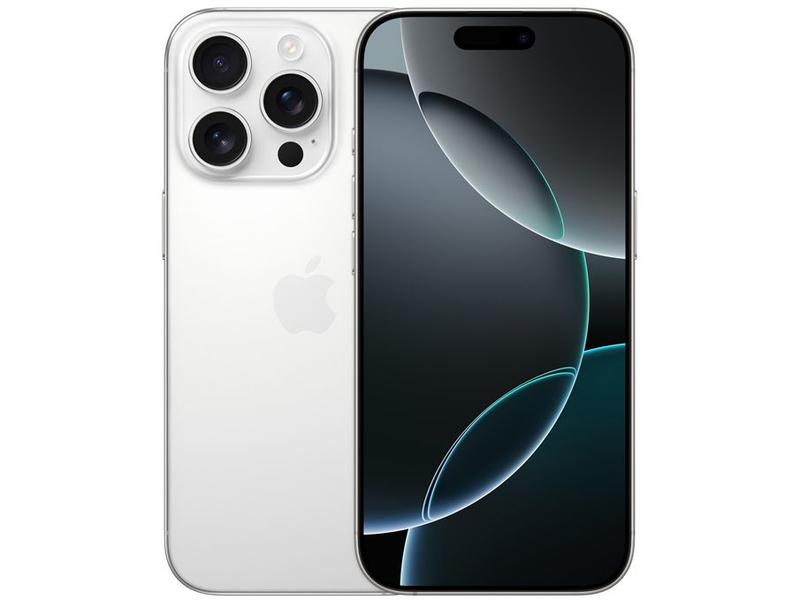 Apple iPhone 16 Pro 128GB Titânio Branco 6,3" 48MP iOS 5G Apple iPhone 16 Pro 128GB Titânio Branco 6,3" 48MP iOS 5G