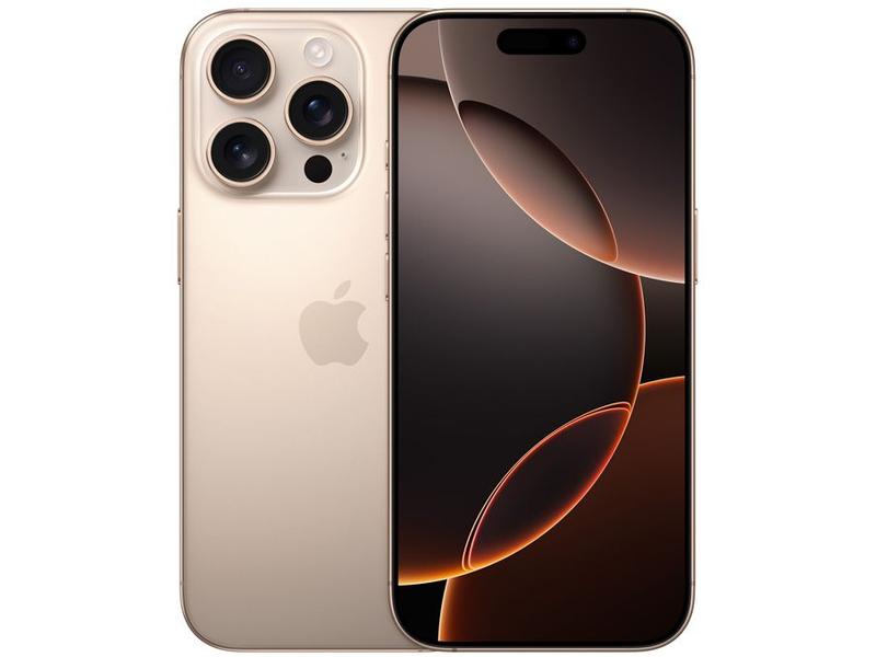 Apple iPhone 16 Pro 128GB Titânio-deserto 6,3" 48MP iOS 5G Apple iPhone 16 Pro 128GB Titânio-deserto 6,3" 48MP iOS 5G