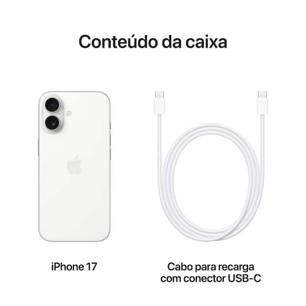 Apple iPhone 17 512GB Branco 6,3
