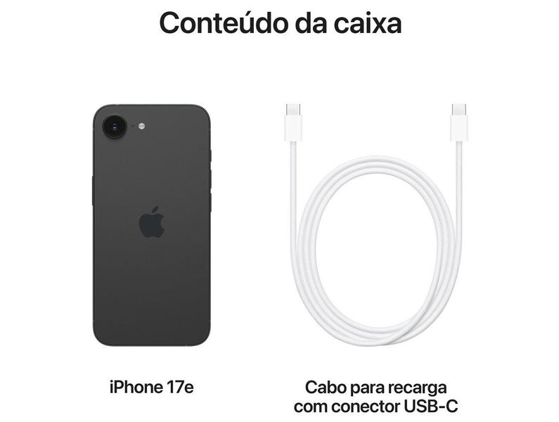 Apple iPhone 17e 256GB Preto 6,1