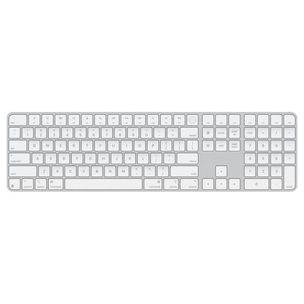 Imagem de Apple Magic Keyboard com Touch ID e teclado numérico para Mac com chip da Apple  Inglês (EUA)  Branco