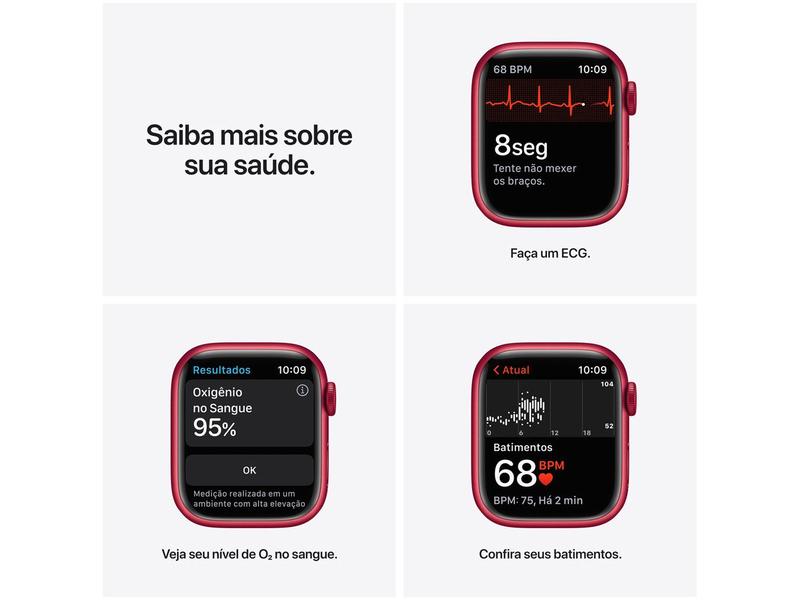Apple Watch Series 7 41mm GPS Caixa (PRODUCT)RED - Apple Apple Watch Series 7 41mm GPS Caixa (PRODUCT)RED - Apple