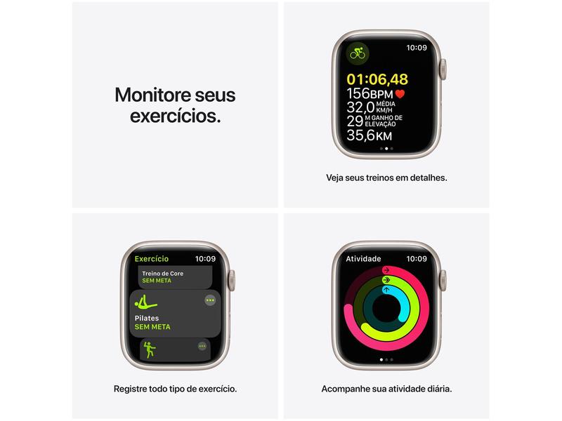 Apple Watch Series 7 45mm GPS + Cellular Estelar