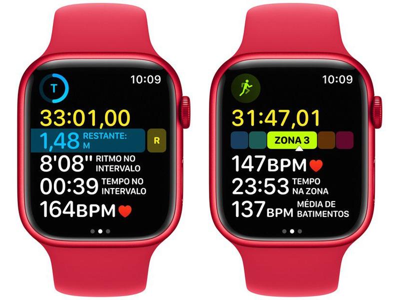 Imagem de Apple Watch Series 8 45mm GPS Caixa Alumínio (PRODUCT)RED Pulseira Esportiva