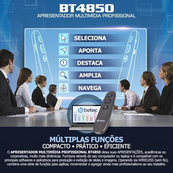 Imagem de Apresentador Multimídia Profissional Wireless - Betec Bt4850