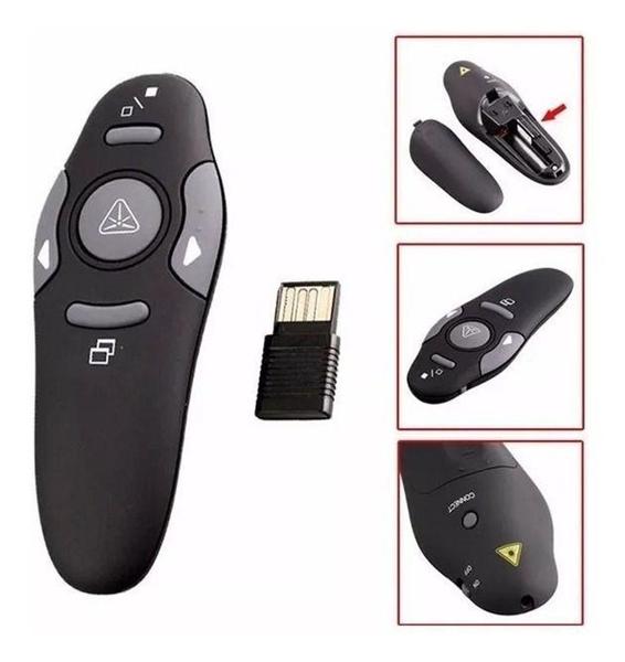 ApresentadorLaser Datashow Pc Controle Sem Fio Power Point Slide - Exbom Imagem de ApresentadorLaser Datashow Pc Controle Sem Fio Power Point Slide - Exbom