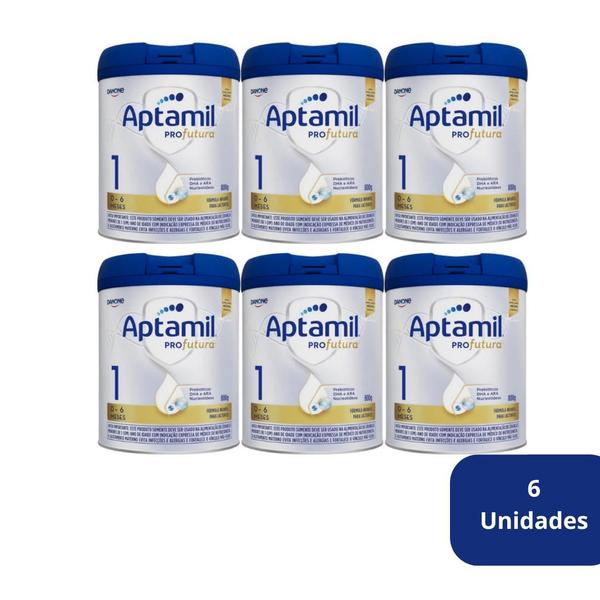 Imagem de Aptamil 1 Profutura 800g Danone - Kit com 6 Unidades