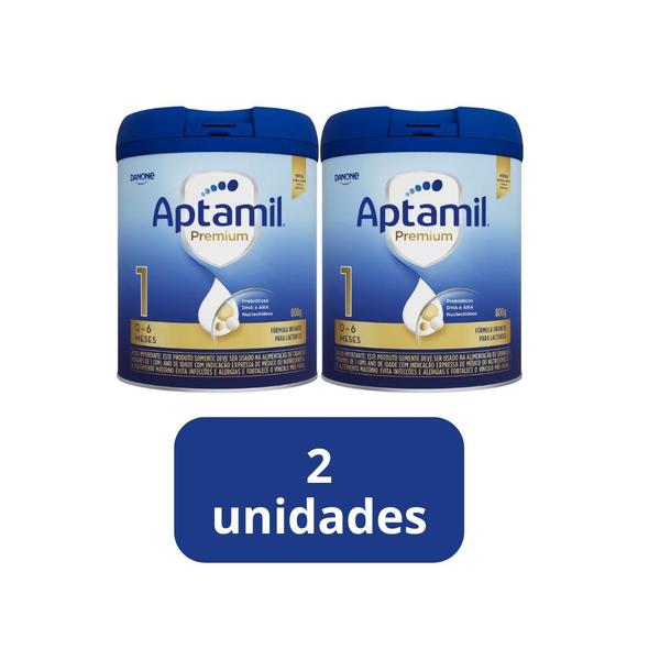 Imagem de Aptamil Premium 1 Lata 800g Danone - Kit 2 unidades