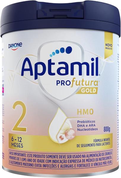 Imagem de Aptamil Pro Futura Gold 2 Fórmula Infantil 6 - 12 Meses Para Lactentes 800g Danone