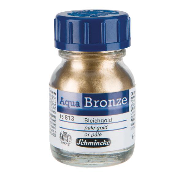 Imagem de Aqua Bronze Schmincke Pigmento Metálico 20ml Pale Gold