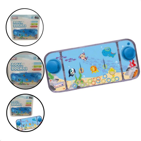 Imagem de Aquaplay brinquedo aqua bolhas de sabão turminha animal game