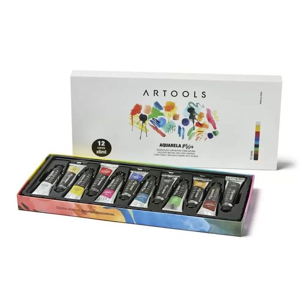 Imagem de Aquarela 610610 Misci 6ml C/12 Cores