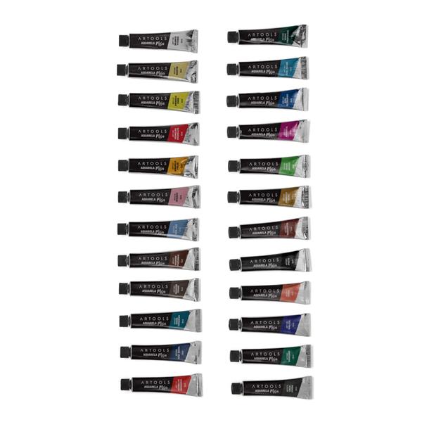Aquarela bisnaga misci 6ml 24 cores artools Imagem de Aquarela bisnaga misci 6ml 24 cores artools